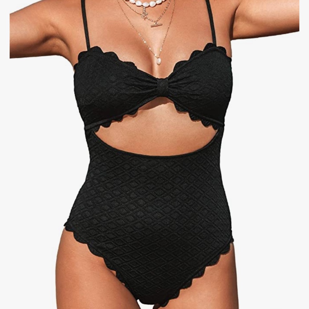 One piece bathing suit